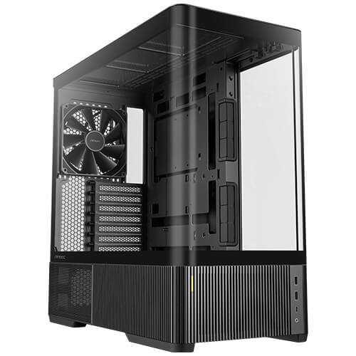 Antec C6 Curve Air caja torre media Negro, Transparente