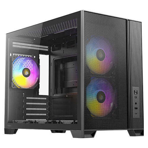Antec FLUX M caja micro torre Negro (Antec FLUX M caja gaming mini torre