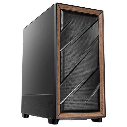 Antec FLUX SE caja torre media Negro, Madera (Antec FLUX SE caja gaming torre