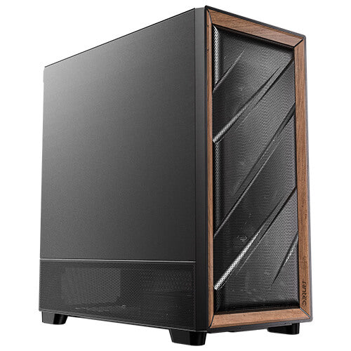 Antec FLUX SE caja torre media Negro, Madera (Antec FLUX SE caja gaming torre