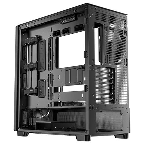 Antec FLUX SE caja torre media Negro, Madera (Antec FLUX SE caja gaming torre