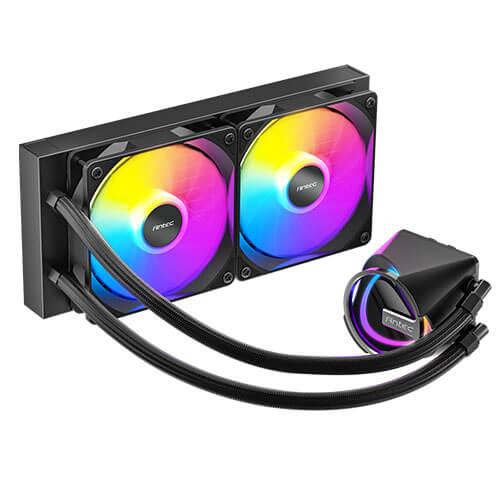 Antec Skeleton 240 refrigeración líquida todo en uno para procesador 12 cm Negro