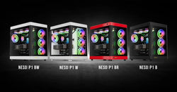 NESO P1 PRO caja torre completa de doble cámara negra