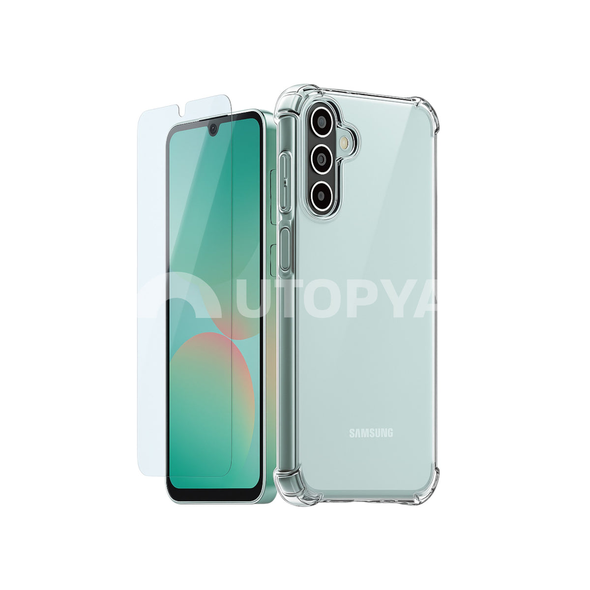 Samsung Funda transparente con protector de pantalla cristal templado GP-FPA366AEHTW