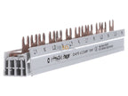 Hager Phasenschiene 3+N-polig KDN451D Gabelanschluss 16qmm 80A 12 Module (3)