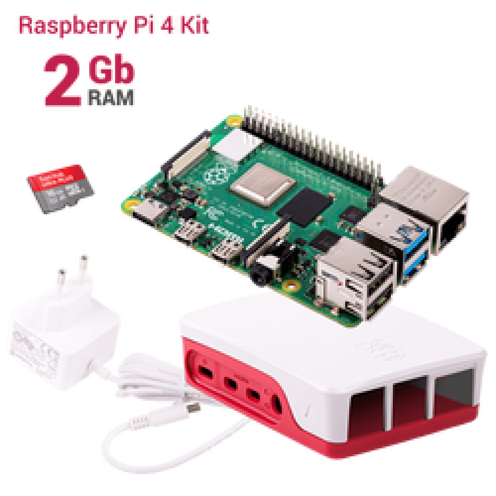 Placa de desarrollo Raspberry Pi 4 Model B 2GB