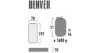 Colchón hinchable individual High Peak Denver Verde (4)