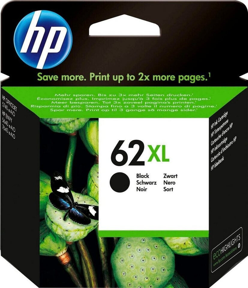 HP 62Xl negro de alto rendimiento C2P05AE#NE1 (3)