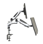Amer Networks Hydra 2 73,7 cm Escritorio Negro, Cromado, Blanco