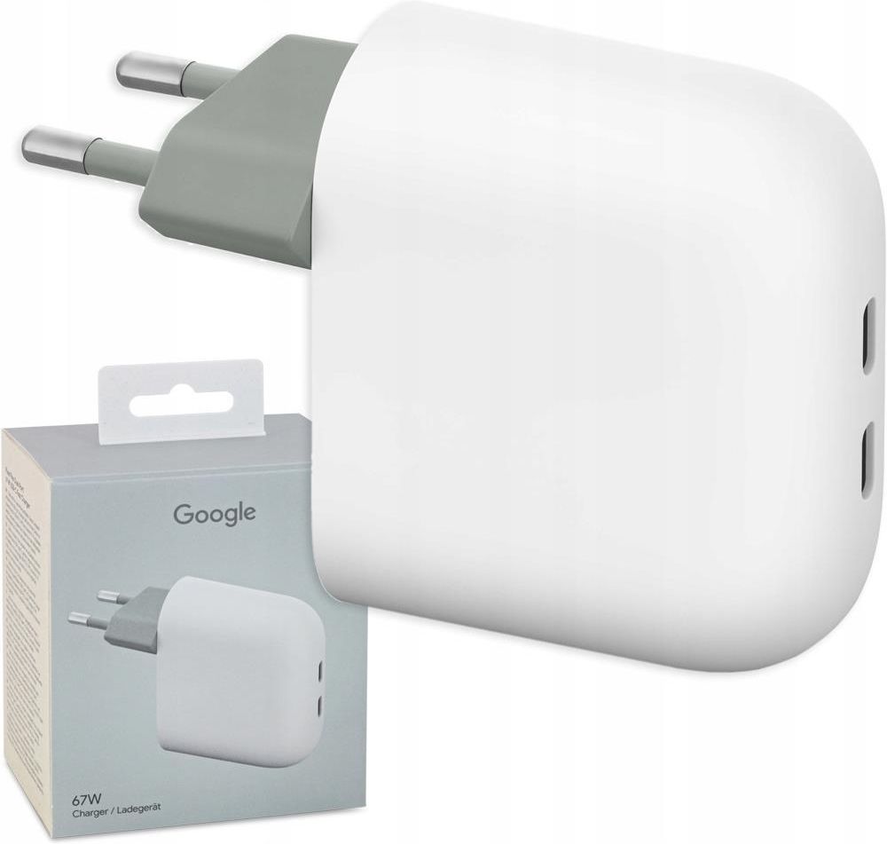 Cargador rápido Pixel Flex de doble puerto USB-C 67W