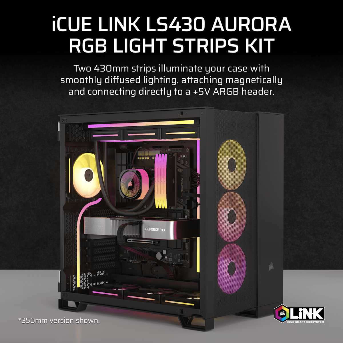 Corsair iCUE LINK LS430 Aurora LED strip