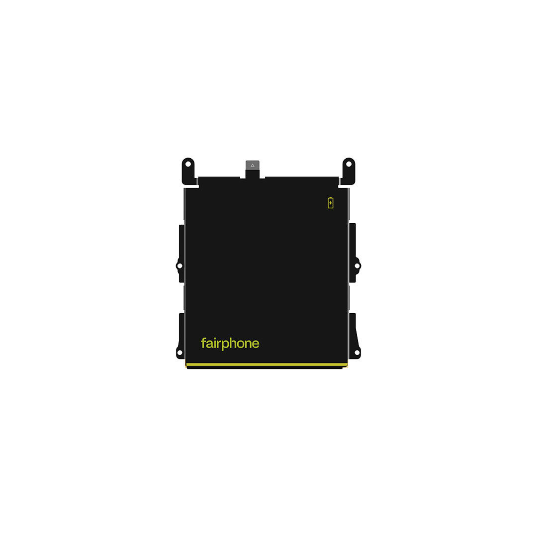Fairphone F6BATT-1ZW-WW1 pieza de repuesto para teléfono móvil Batería Negro