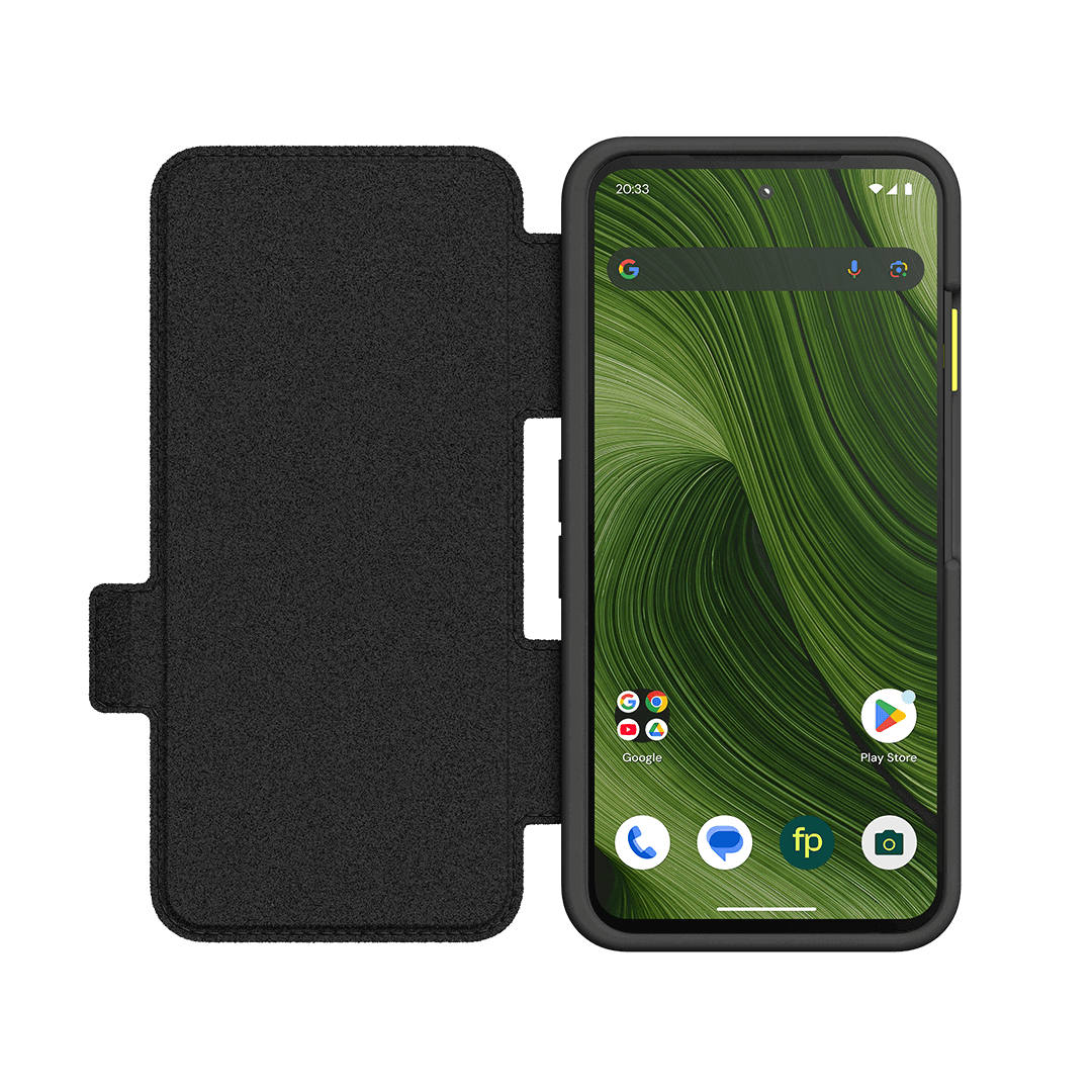 Fairphone F6FLIP-1ZW-WW1 funda para teléfono móvil 16 cm Funda abatible Negro