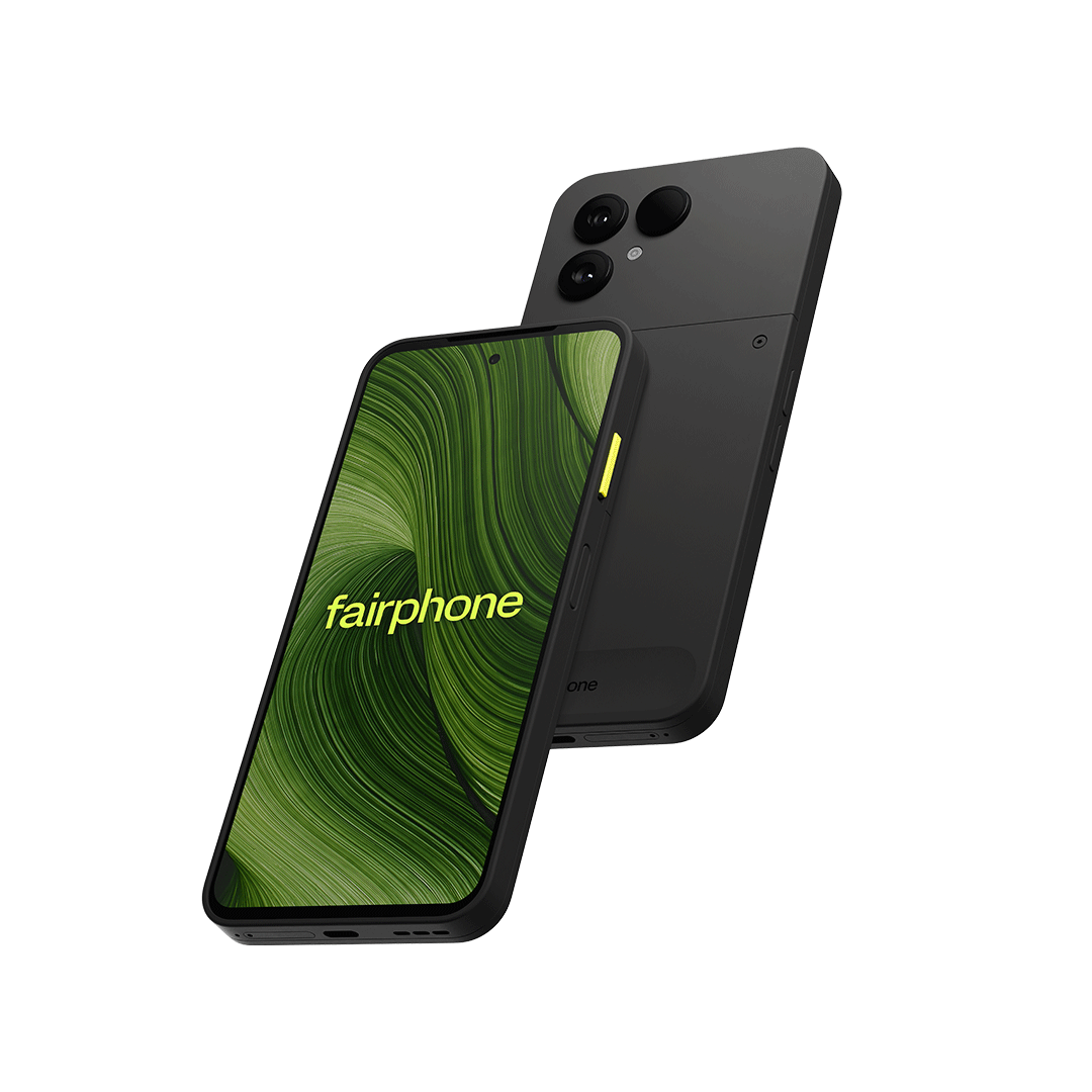 Fairphone The 16 cm Dual SIM Android 15 5G USB Type-C 8 GB 256 GB 4415 mAh Negro