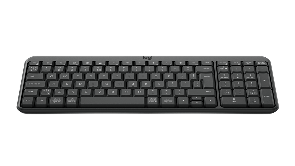 Logitech K250 teclado RF Wireless + Bluetooth Internacional de EE.UU. Grafito