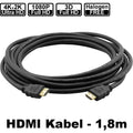 Kramer Electronics CLS-HM/HM/ETH HDMI cable 1.8m Type A negro