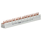 Hager Phasenschiene 3+N-polig KDN451D Gabelanschluss 16qmm 80A 12 Module