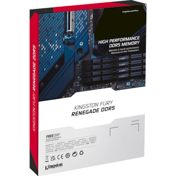 Kingston FURY Renegade Silver, DDR5, módulo, 16GB (KF576C38RS-16)