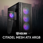 Caja Kolink Citadel Mesh Micro-ATX - Negro (3)