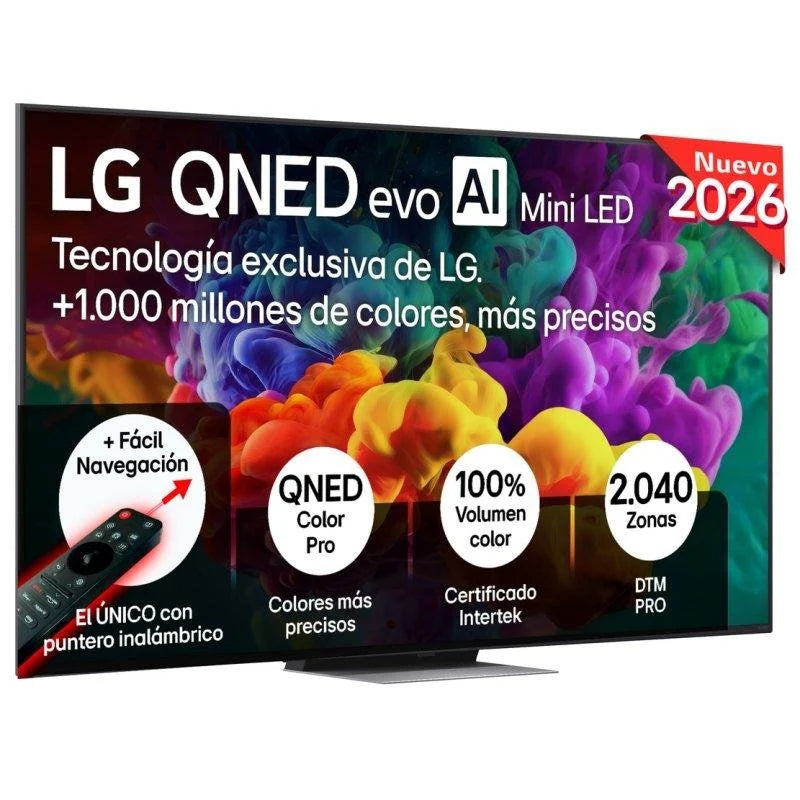 Lg 86QNED86B6B 86" Clase diagonal QNED86 Series TV LCD retroiluminación (2)