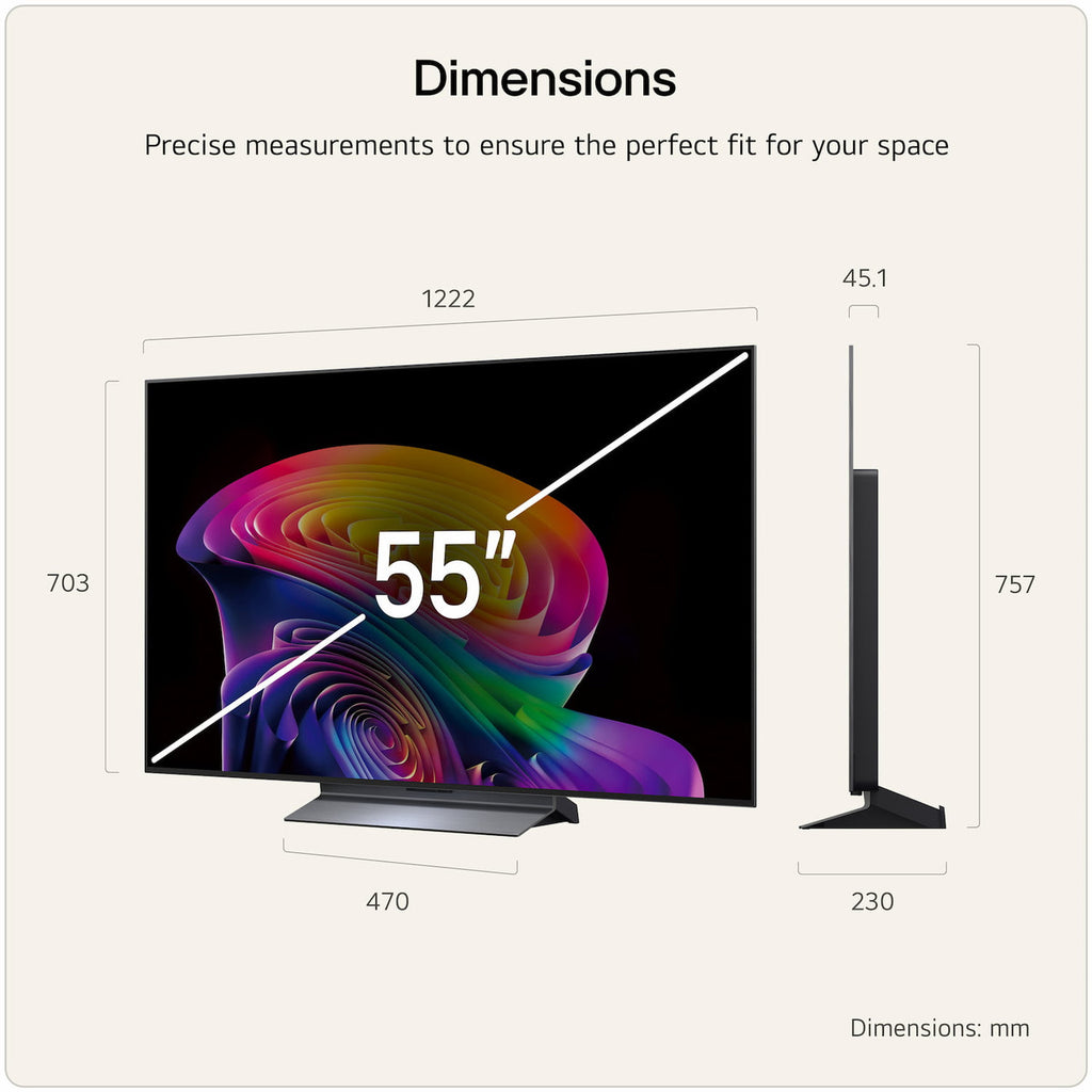 LG OLED TV 55 55" 4K Ultra HD Smart OLED55C66LB (3)