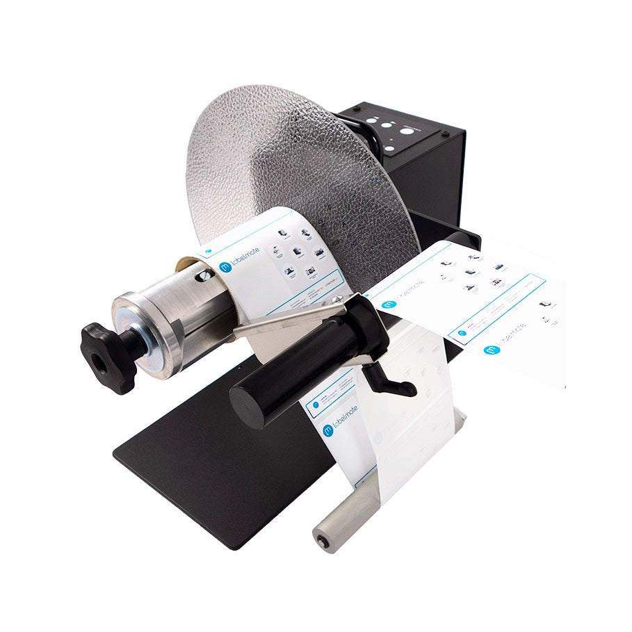 Enrouleur d'étiquettes robuste Labelmate UNI-CAT-CHUCK LMR044. Porte-bobine