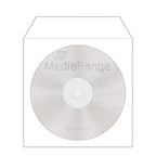 MediaRange BOX62 optical disc funda Sleeve funda 1 discs blanco