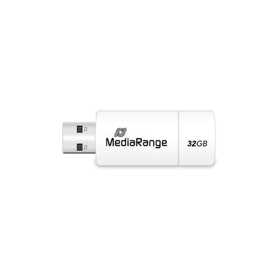 MediaRange MR973 USB flash drive 32 GB USB Type-A 2.0 Green, blanco