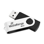 MediaRange MR911 USB flash drive 32 GB USB Type-A / Micro-USB 2.0 negro, plata