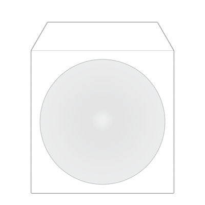 MediaRange BOX62 optical disc funda Sleeve funda 1 discs blanco