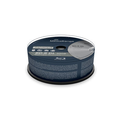 MediaRange MR508 blank Blu-Ray disc BD-R DL 50 GB 25 pc