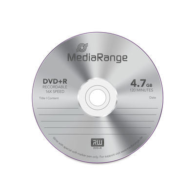 MediaRange MR443 blank DVD 4.7 GB DVD+R 100 pc