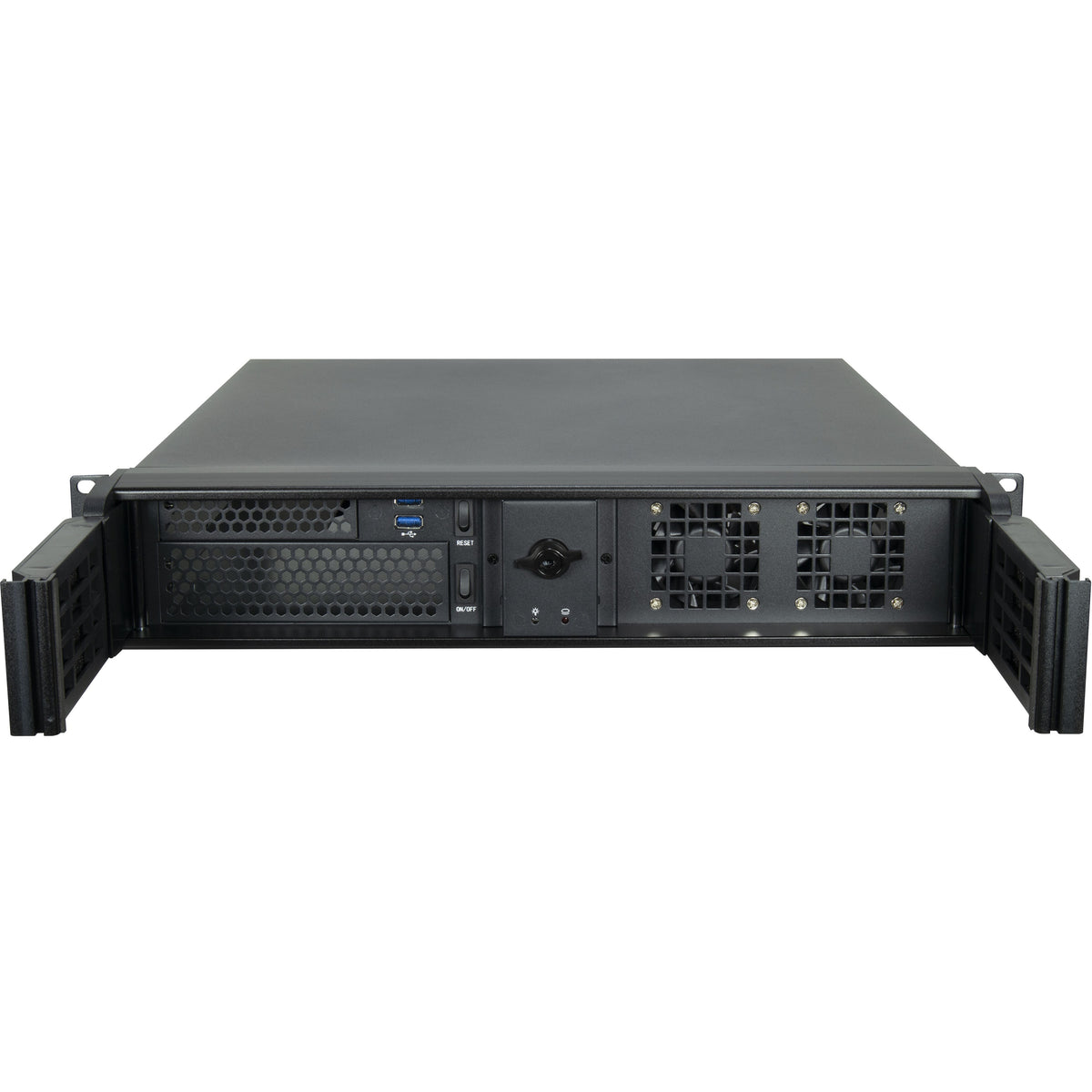 Inter-Tech 2U-2098-SK Rack Negro