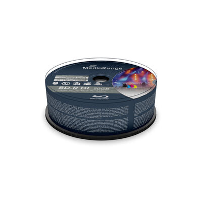 MediaRange MR510 blank Blu-Ray disc BD-R DL 50 GB 25 pc