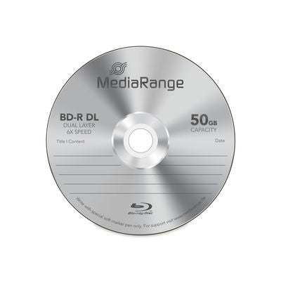 MediaRange MR508 blank Blu-Ray disc BD-R DL 50 GB 25 pc