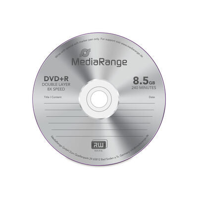 MediaRange MR466 blank DVD 8.5 GB DVD+R DL 10 pc