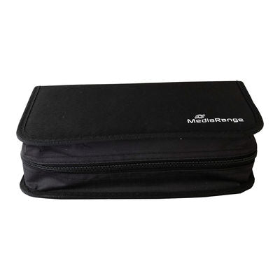 MediaRange BOX55 optical disc funda Wallet funda 96 discs negro