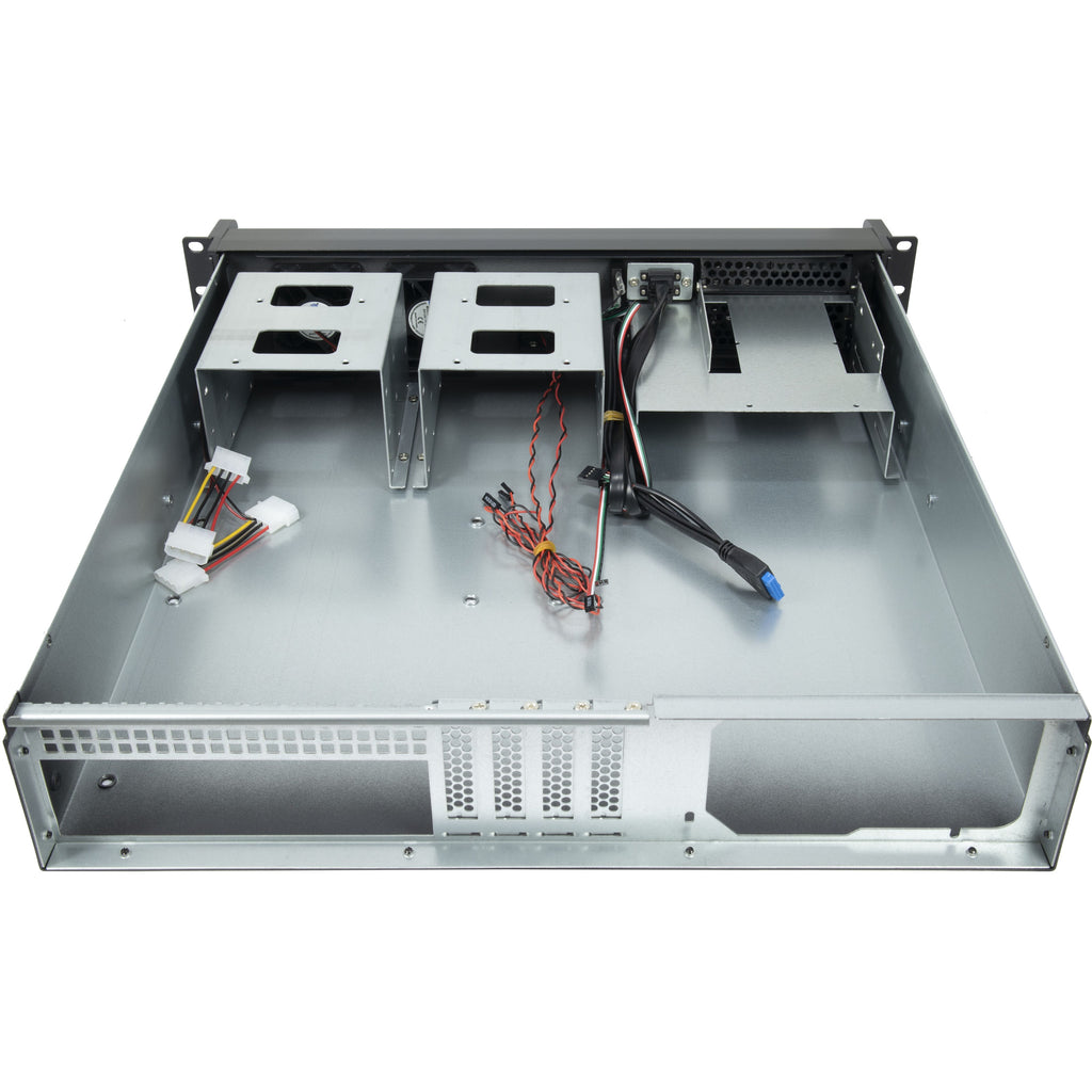 Inter-Tech 2U-2098-SK Rack Negro
