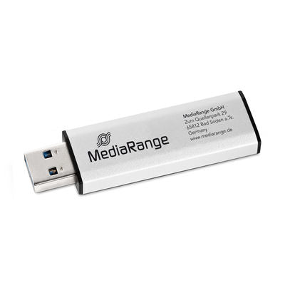 MediaRange MR917 USB flash drive 64 GB USB Type-A 3.2 Gen 1 negro, plata