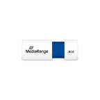 MediaRange MR971 USB flash drive 8 GB USB Type-A 2.0 Blue, White