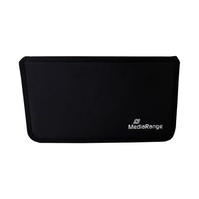 MediaRange BOX51 optical disc funda Wallet funda 48 discs negro