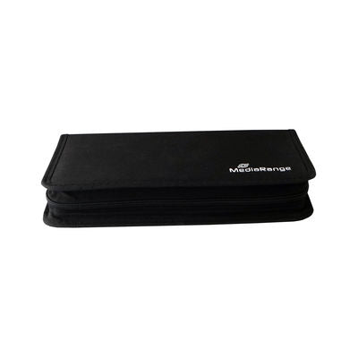 MediaRange BOX51 optical disc funda Wallet funda 48 discs negro