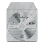 MediaRange BOX64 optical disc funda Sleeve funda 1 discs gris