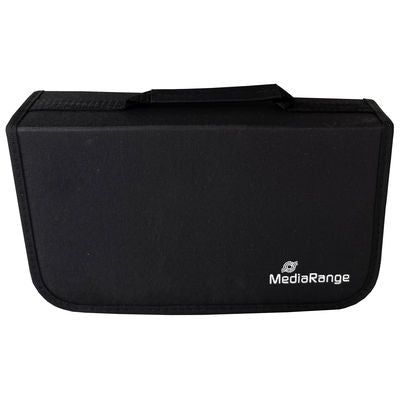 MediaRange BOX55 optical disc funda Wallet funda 96 discs negro