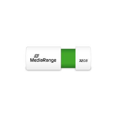 MediaRange MR973 USB flash drive 32 GB USB Type-A 2.0 Green, blanco