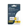 MediaRange MR972 USB flash drive 16 GB USB Type-A 2.0 blanco, Yellow