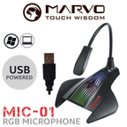 Micrófono flexible gaming y streaming Marvo Scorpion MIC-01 RGB alimentado (2)