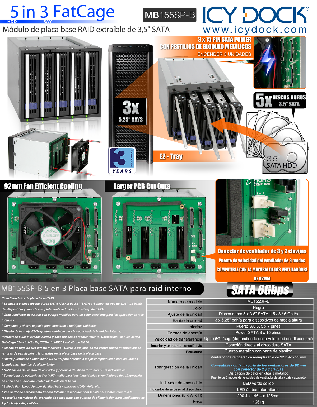 Cremax ICY Dock FatCage MB155SP-B - hu (3)