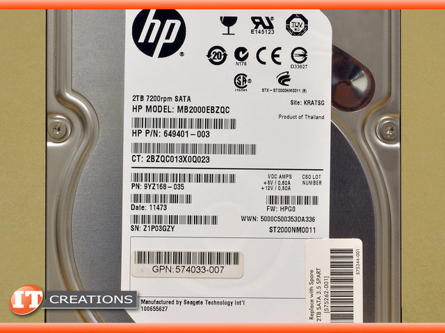 HP 2TB SATA 3G 7.2K LFF Hard MB2000EBZQC-RFB – Reacondicionado (3)