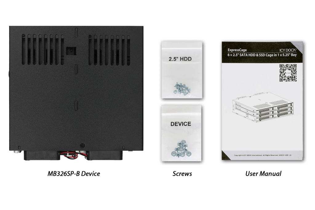 ICY Dock ExpressCage MB326SP-B - hus t (2)